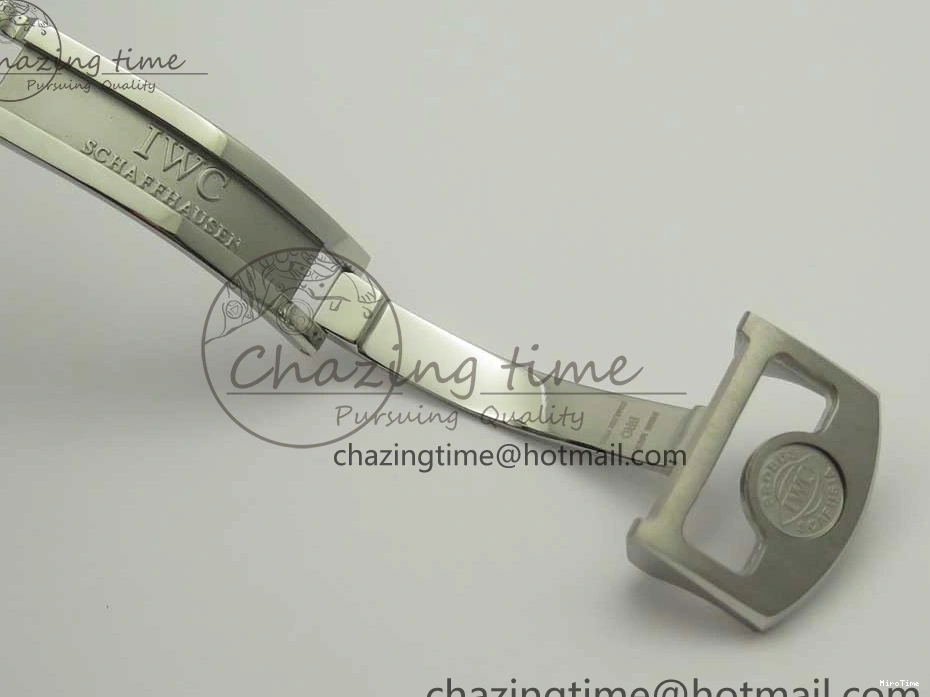 MIROTIME 0127 Lightweight Portuguese Tourbillon IW504602 SS ZF Best Edition Gray Dial on Brown Leather Strap 7177